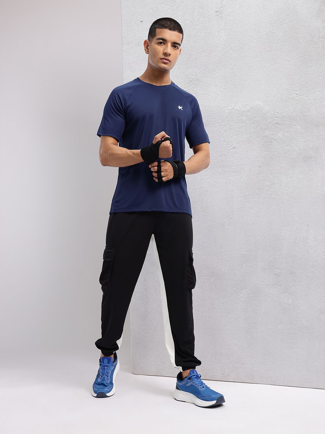 HRX by Hrithik Roshan Brand Logo Detail Raglan Sleeves Rapid-Dry Training T-shirt