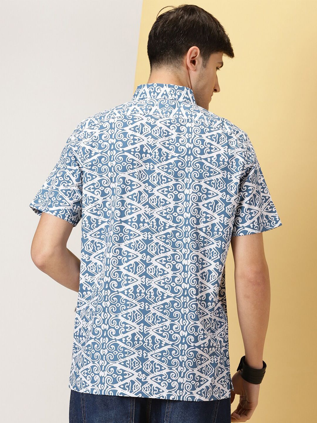 Thomas Scott Comfort Fit Floral Opaque Printed Casual Shirt