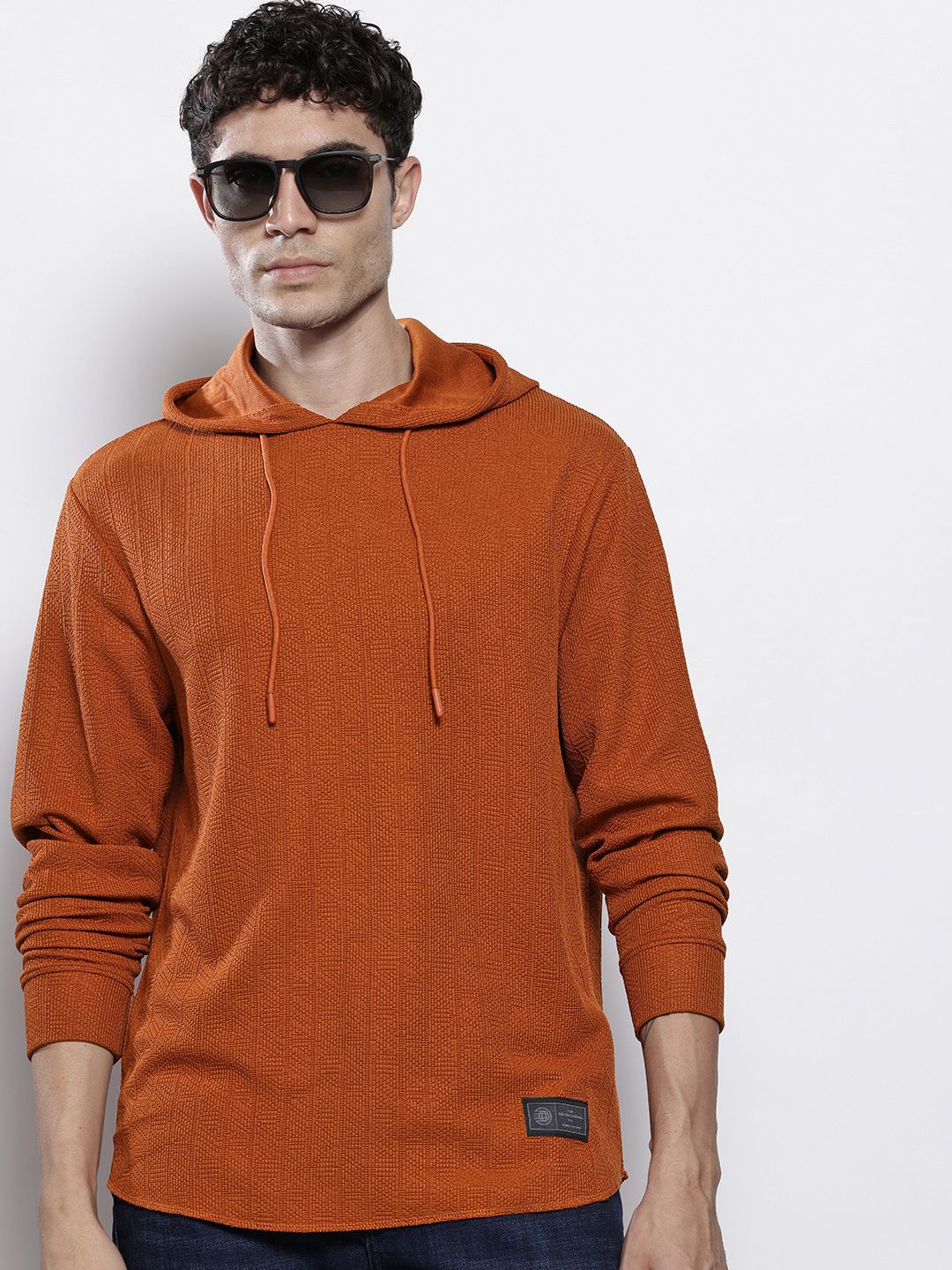 The Indian Garage Co Knitted Hooded T-shirt