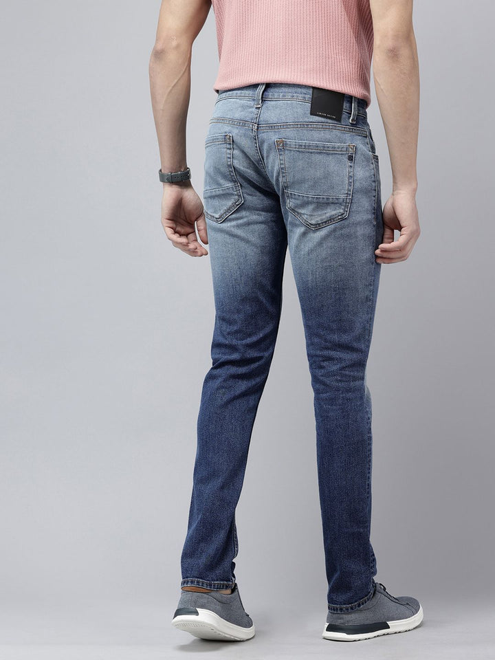 SPYKAR Men Skinny Slim Fit Low-Rise Heavy Fade Stretchable Jeans