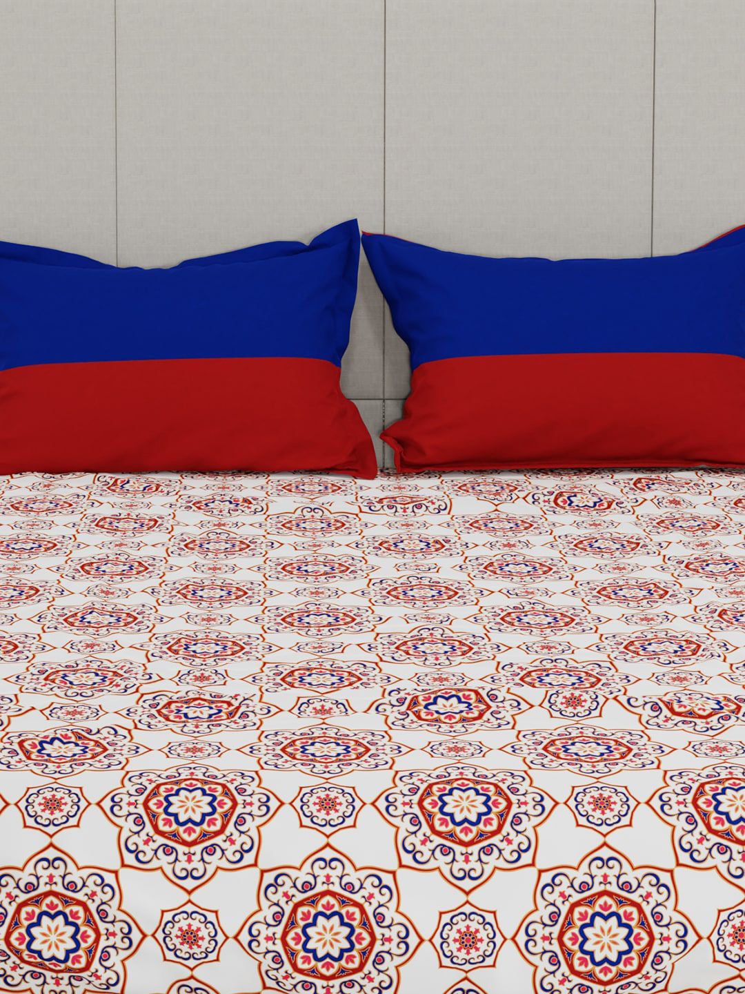 MYTRIDENT Unisex Red Bedsheets