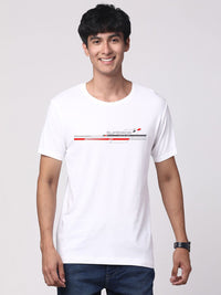 ADRO Pack of 3 Men Graphic Printed T-shirt