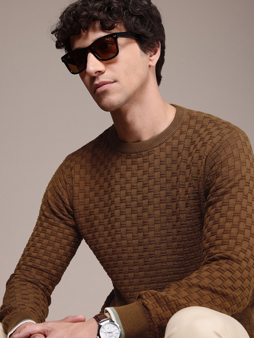French Connection Knitted Bio Finish Sweatshirt