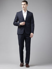 Park Avenue Super Slim Fit 2-Piece Checked Formal Suit