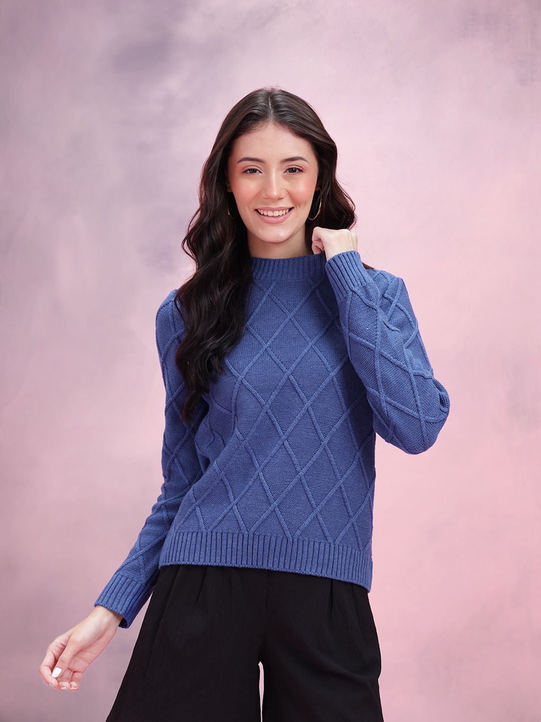 DressBerry Self-Design Acrylic Pullover
