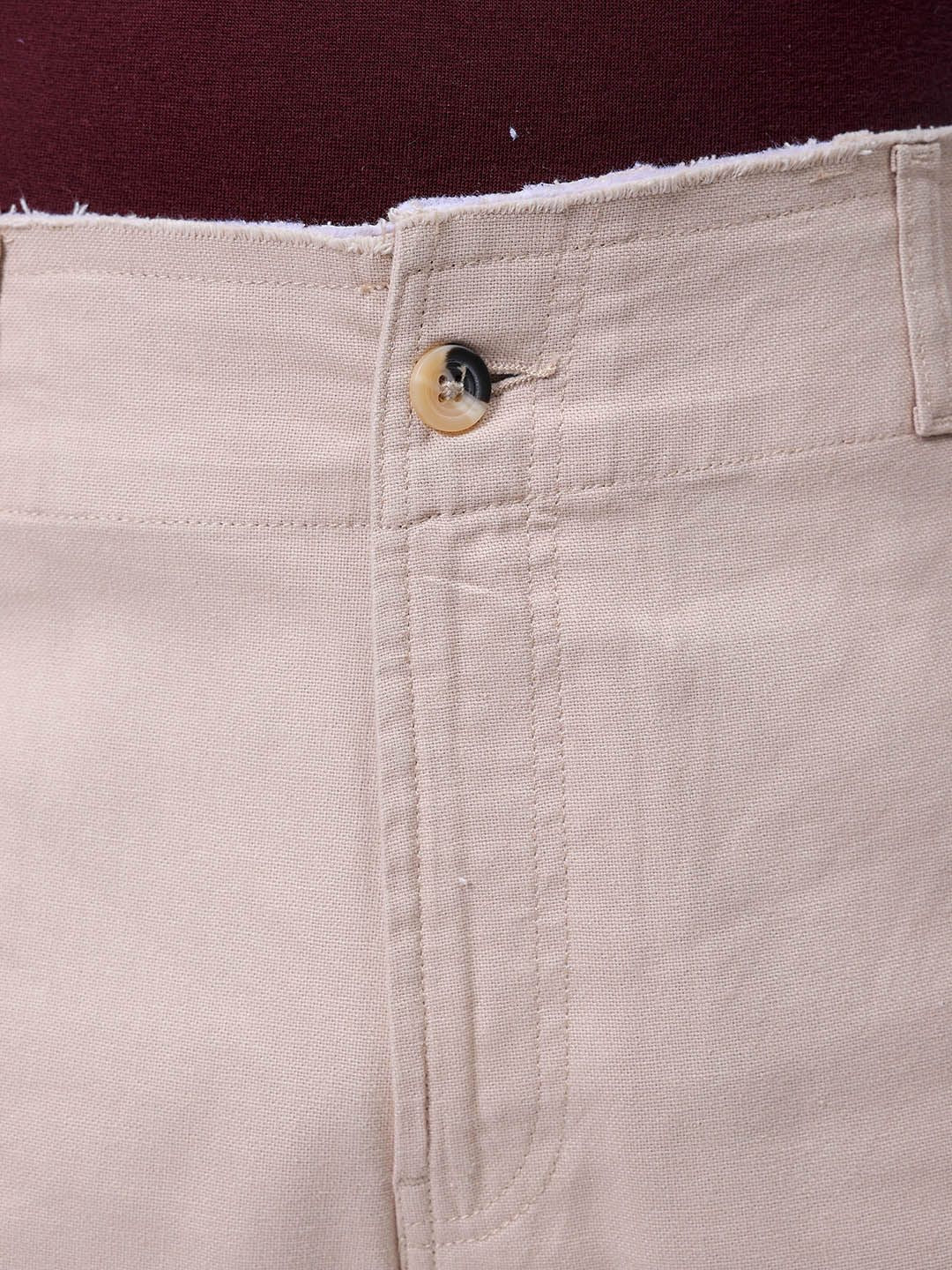 The Indian Garage Co Men Loose Fit Mid-Rise Cargos Trousers