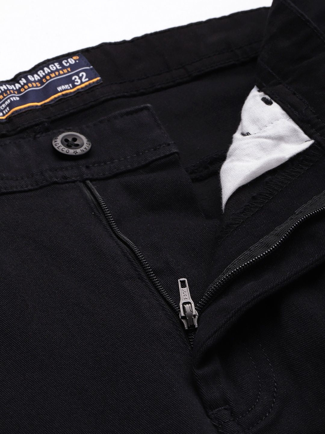 The Indian Garage Co Men Slim Fit Chinos
