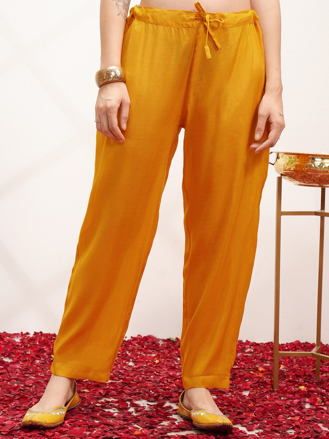 Vishudh Ethnic Motifs Embroidered Regular Thread Work Kurta with Trouser & Dupatta