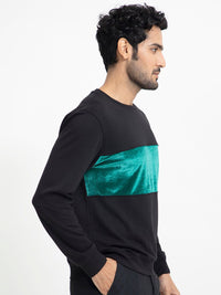 RARE RABBIT Men Tide Colourblocked Sweatshirt