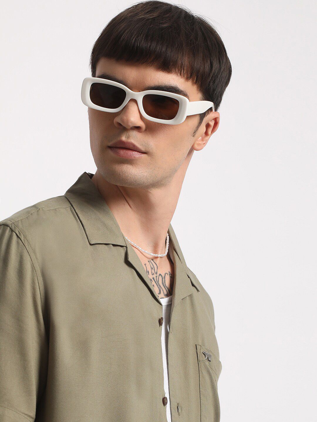 THE BEAR HOUSE Solid Casual Shirt