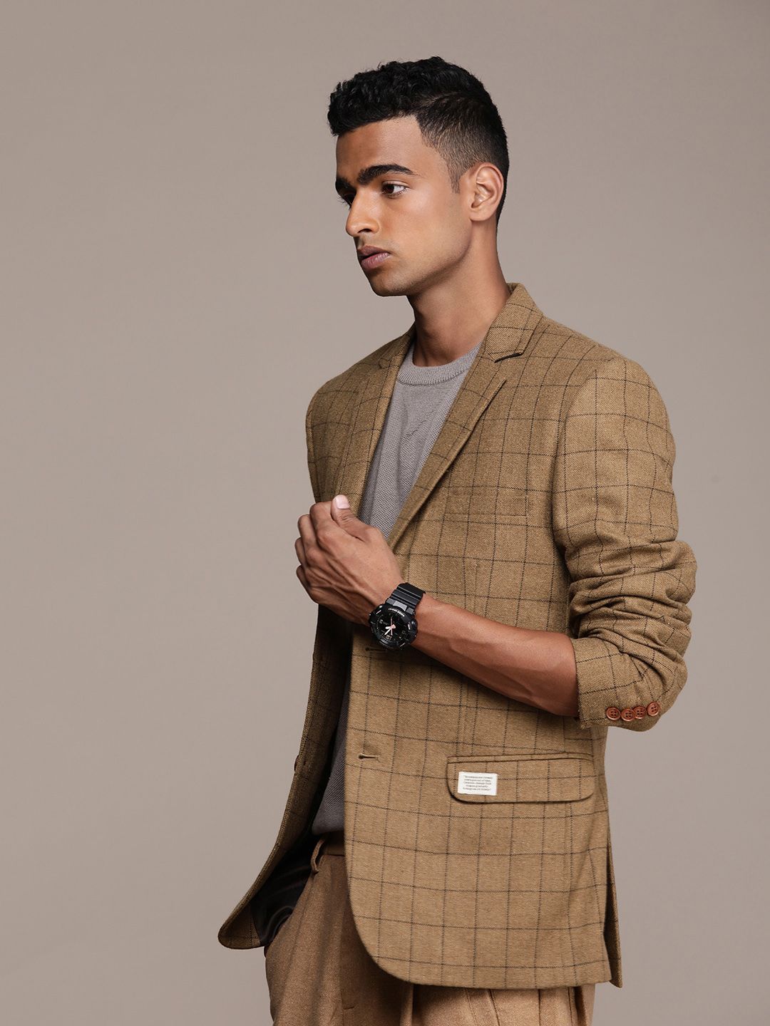 Mr Bowerbird Checked Tailored Fit Casual Blazers