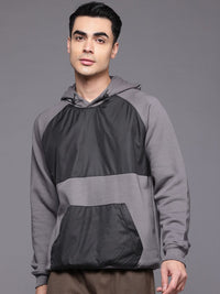 HRX by Hrithik Roshan Colourblocked Hooded Training Sweatshirt