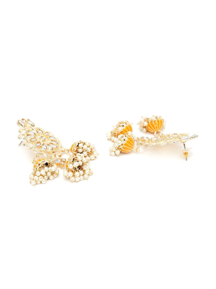 Karatcart Anting -anting Jhumkas Kontemporari