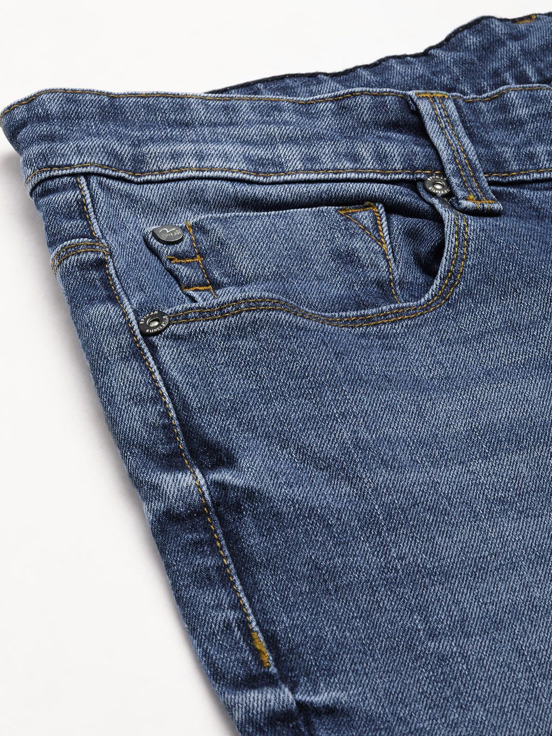 SPYKAR Men Super Skinny Fit Low-Rise Light Fade Stretchable Jeans