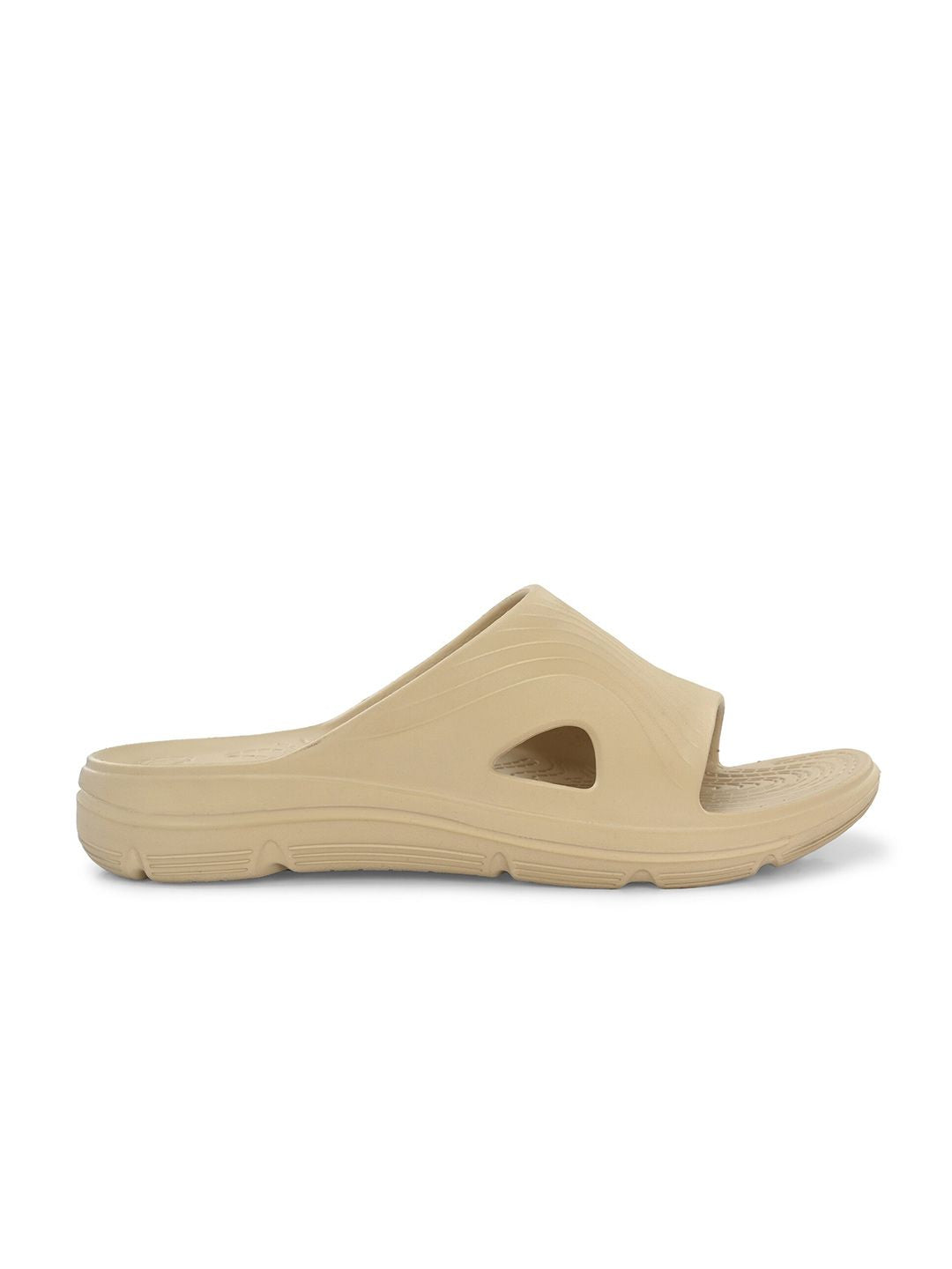 HRX by Hrithik Roshan Men Beige Textured Slip On Sliders