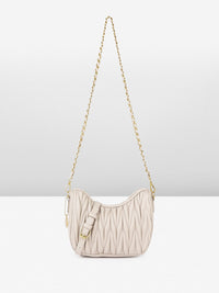 DressBerry Textured Structured Shoulder Bag