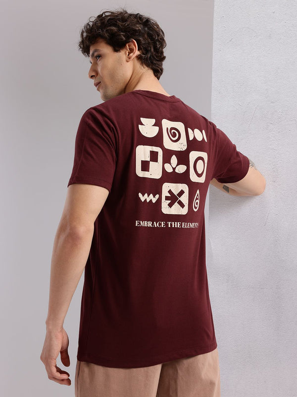 HRX by Hrithik Roshan Men Typography Printed Yoga T-shirt