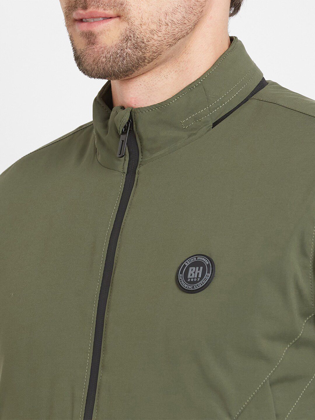 Being Human Mock Collar Bomber Jacket