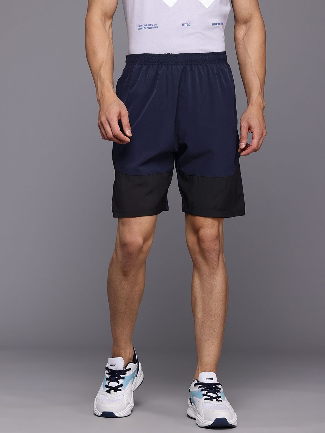 HRX by Hrithik Roshan Men Colourblocked Lifestyle Shorts