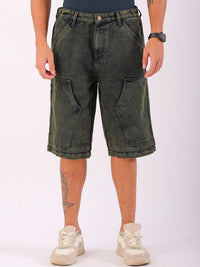 The Indian Garage Co Men Mid-Rise Denim Relaxed Fit Shorts