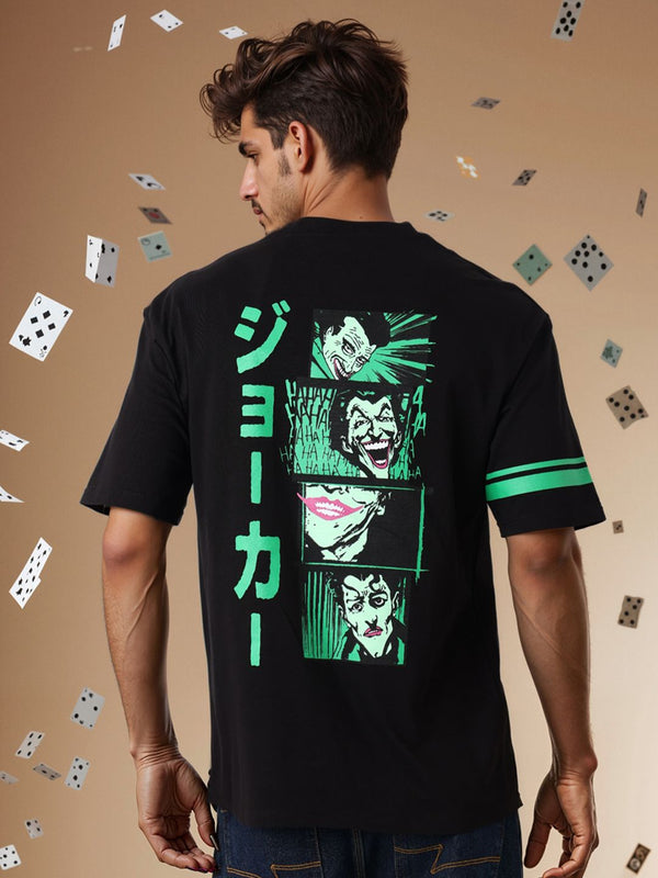 Garage Co India Joker Graphic Printed Cotton Fit Fit Cotton T-Shirt