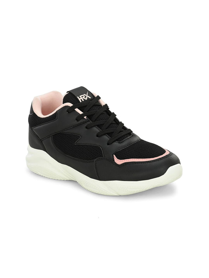 HRX by Hrithik Roshan Women Black Mesh Running Sports Shoes