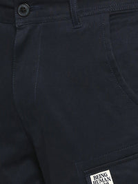 Being Human Men Slim Fit Mid-Rise Plain Cargos