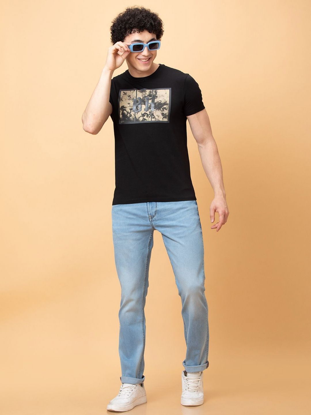 Being Human Men Printed Pockets T-shirt