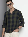The Indian Garage Co. Relaxed Fit  Opaque Checked Textured Casual Shirt