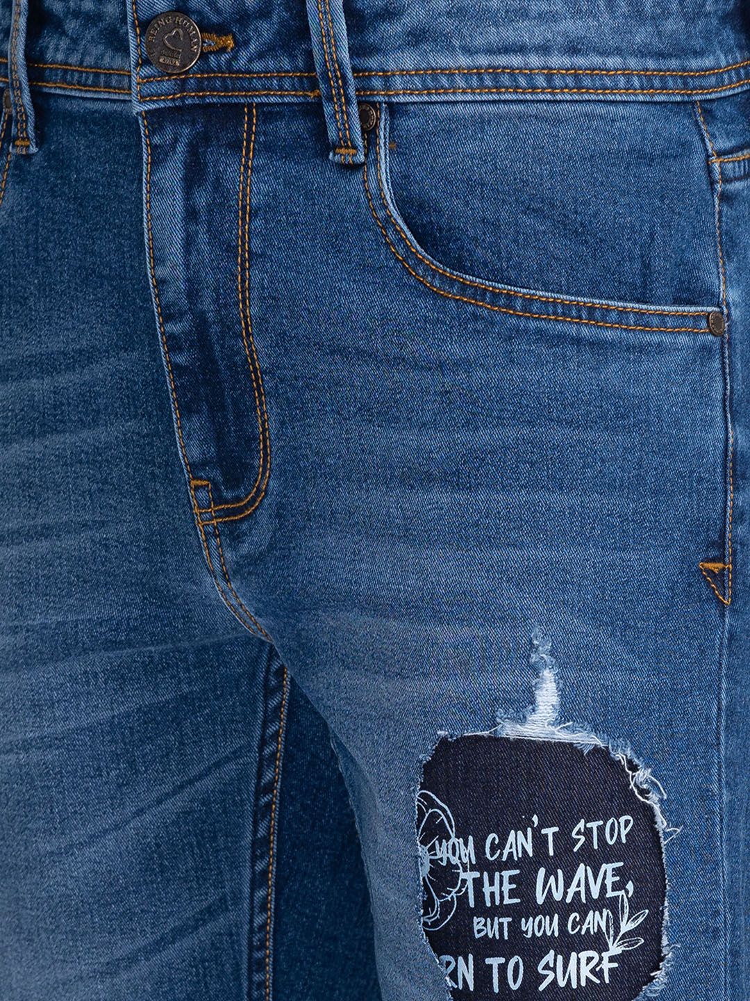 Being Human Men Clean Look Light Fade Denim Super Skinny Fit Jeans