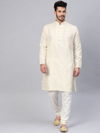 SOJANYA Kurta Tenun Motif Etnik Kolar Mandarin
