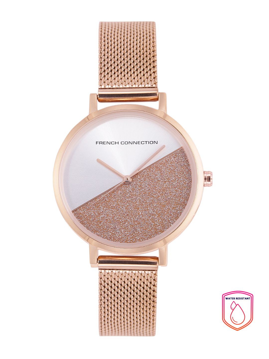French Connection Women Pink & White Analogue Watch FCN0008K-R