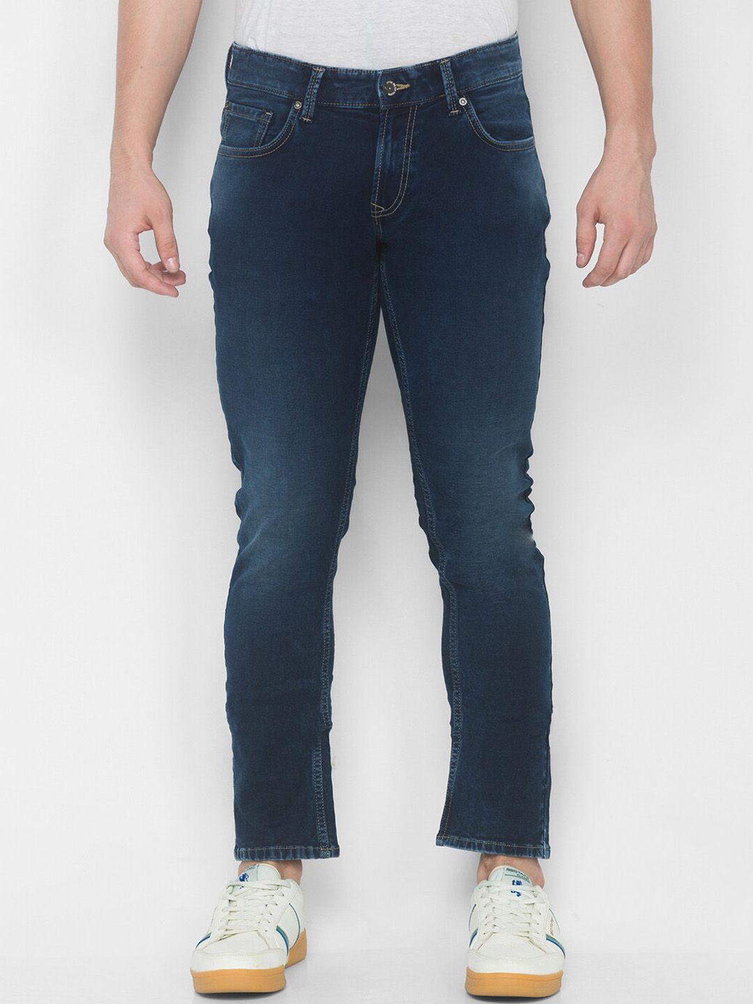 SPYKAR Men Blue Skinny Fit Low-Rise Jeans