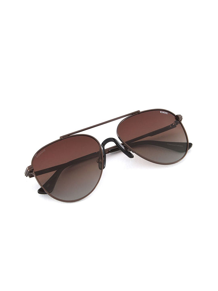 IDEE Men Aviator Sunglasses with UV Protected Lens-IDS2922C3PSG