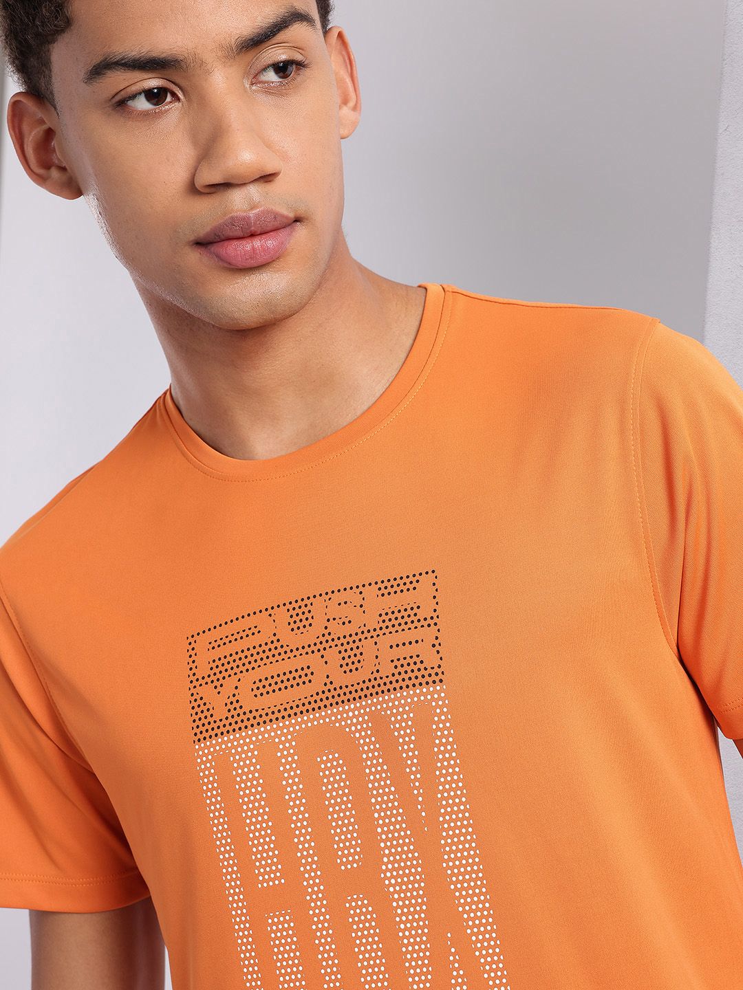 HRX by Hrithik Roshan Brand Logo Printed Training T-shirt