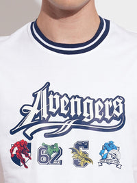 Being Human Avengers Printed Drop-Shoulder Sleeves Easy Fit Pure Cotton T-shirt