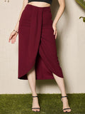 Berrylush High Waist Maxi Tulip Skirt