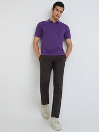 Raymond Pure Cotton Modern Fit Polo Collar Casual T-shirt