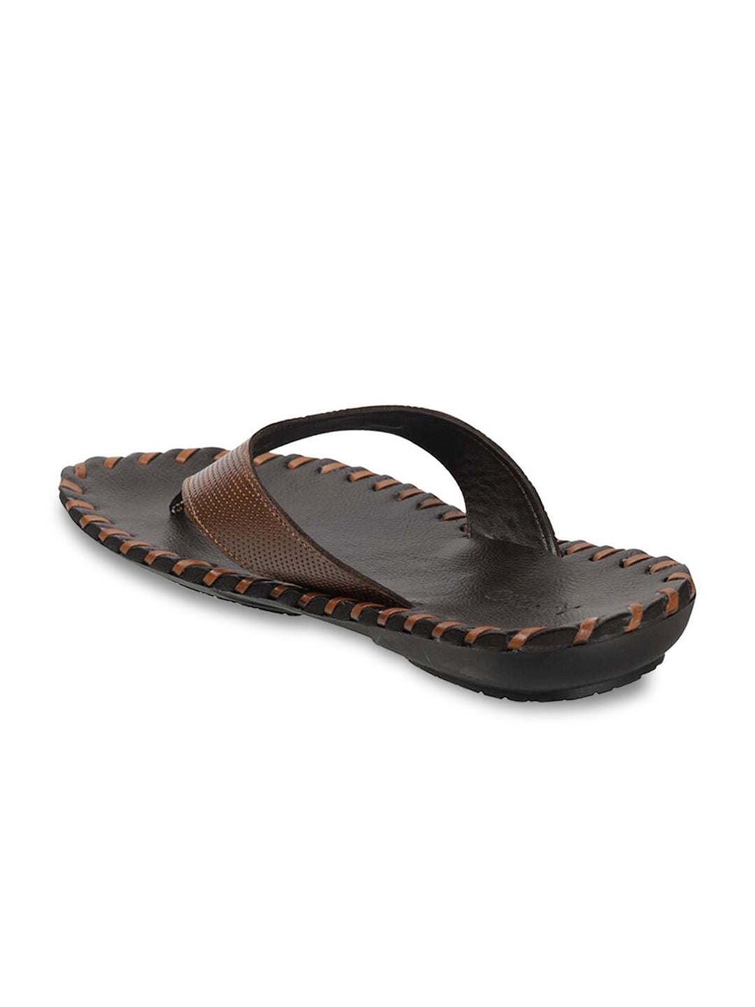 Metro Men Textured Leather Comfort Sandals