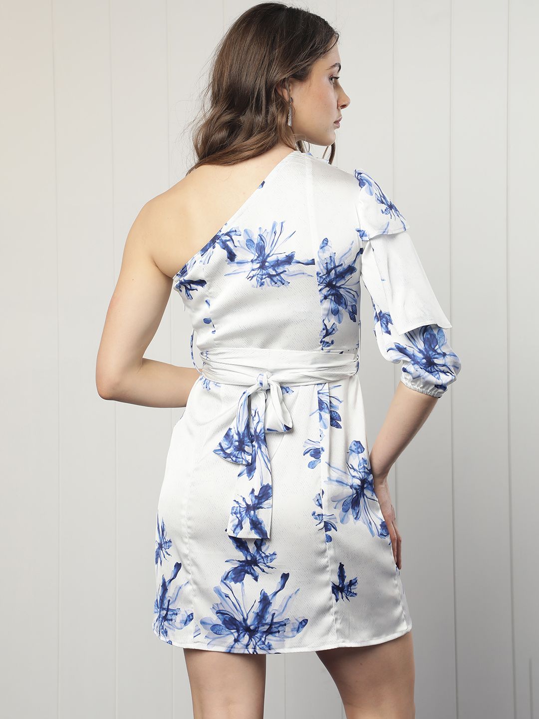 RAREISM One Shoulder Floral Dress
