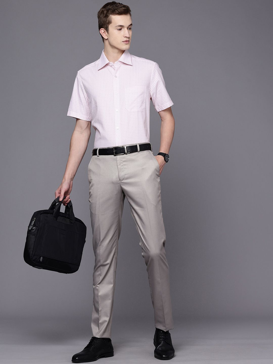 Raymond Men Slim Fit Formal Trousers