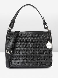 DressBerry Textured Structured Handheld Bag