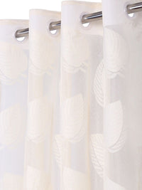 HOSTA HOMES Cream-Coloured Long Door Curtain