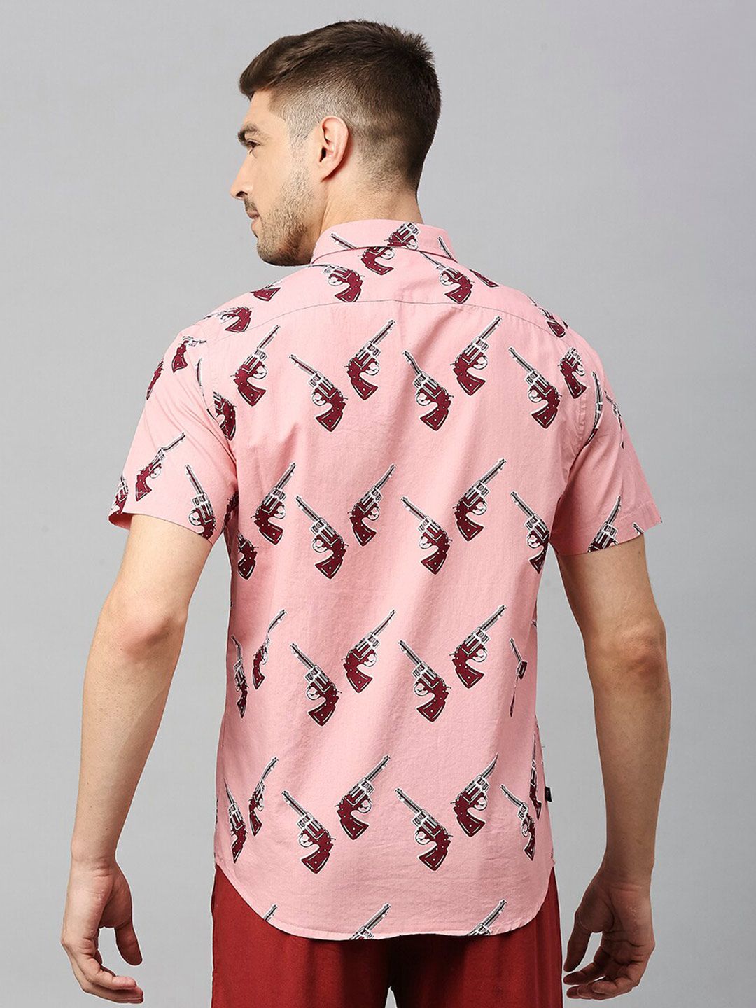 Thomas Scott Classic Slim Fit Conversational Printed Pure Cotton Casual Shirt