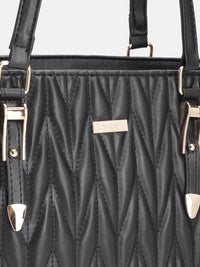 DressBerry Structured Quilted Shoulder Bag
