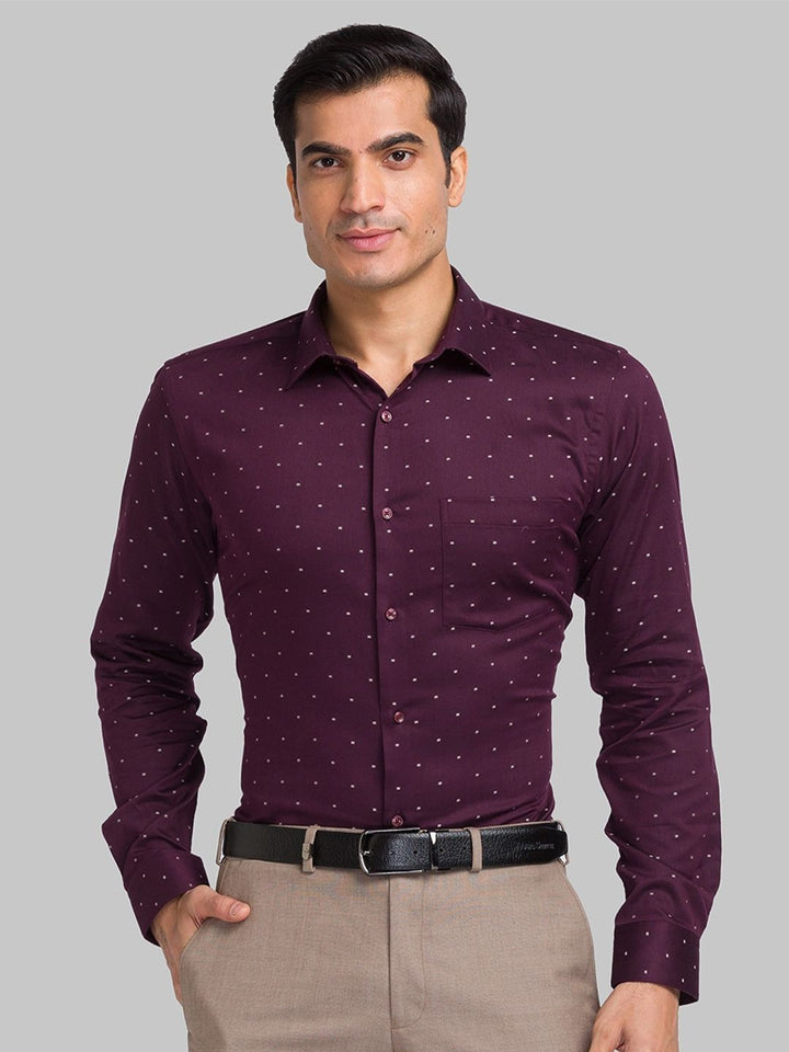 Park Avenue Printed Cotton Opaque Formal Shirt