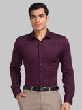 Park Avenue Printed Cotton Opaque Formal Shirt