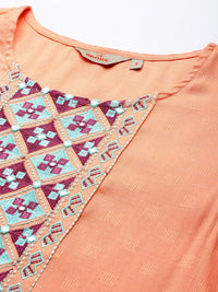 Anouk Geometric Embroidered Kurta