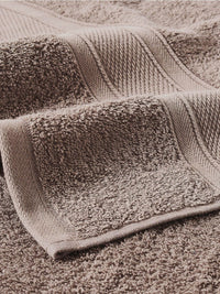 MYTRIDENT Brown 500 GSM Set of 2 Cotton Bath Towels