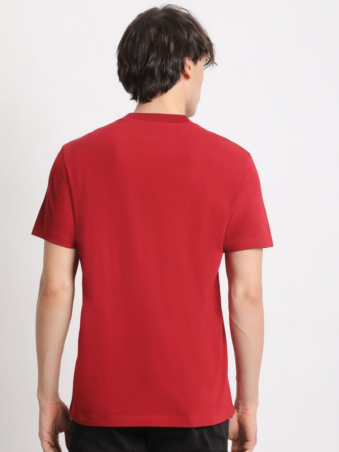 THE BEAR HOUSE Round Neck Pure Cotton Relaxed Fit T-shirt
